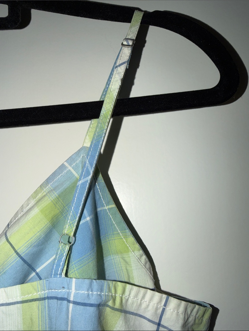 Tommy Hilfiger Blue and Green Plaid Midi Dress - Picture 6 of 6